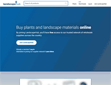 Tablet Screenshot of landscapehub.com